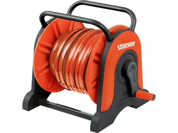 Tambur pentru furtun gradina, cu 15 furtun ½" inclus si racorduri incluse