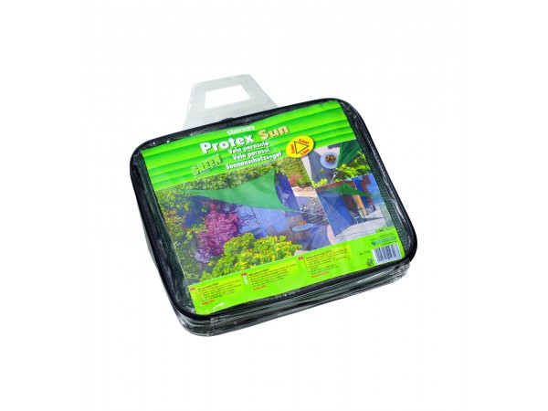 Panza pentru umbrire Protex Sun 85% grad de umbrire, 3,6 x 3,6 m, verde