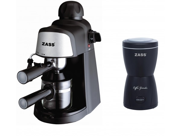Pachet espressor Zass ZEM 05 cu rasnita Zass ZCG 05